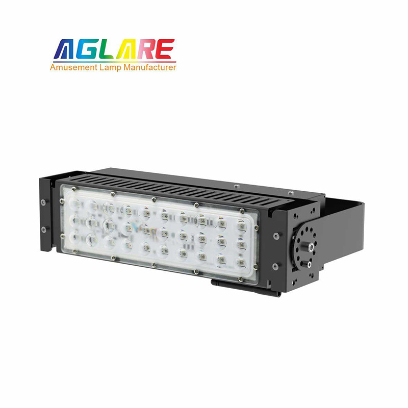 LED彩色投光灯 带？50W变色RGB泛光灯