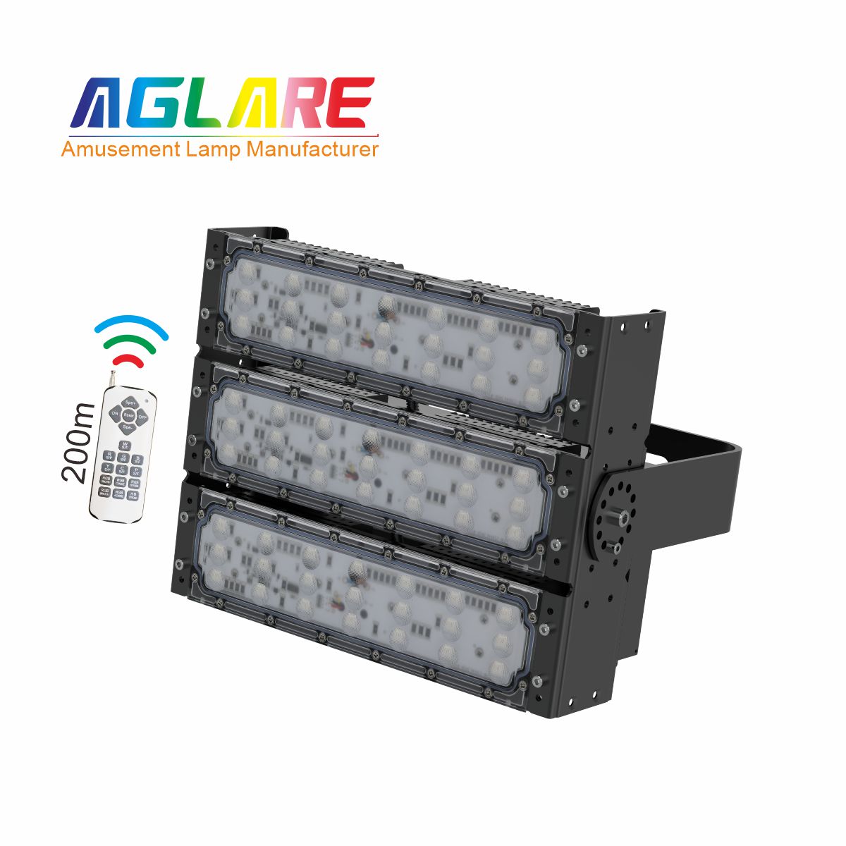 150W LED彩色泛光灯投光灯,变色户表射灯带？仄