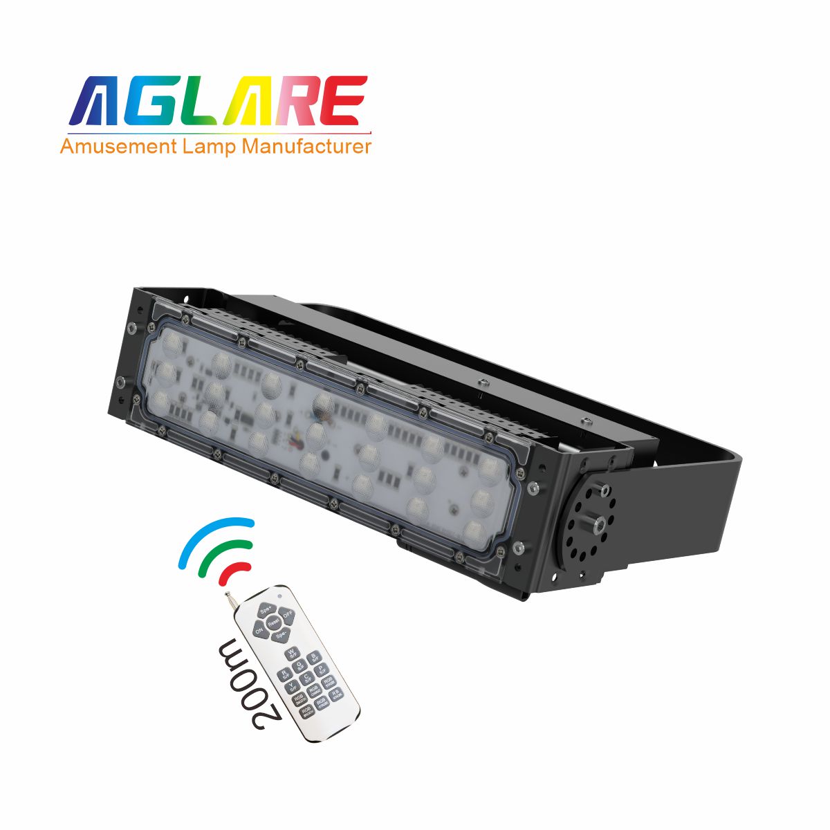 50W LED彩色投光灯带？仄