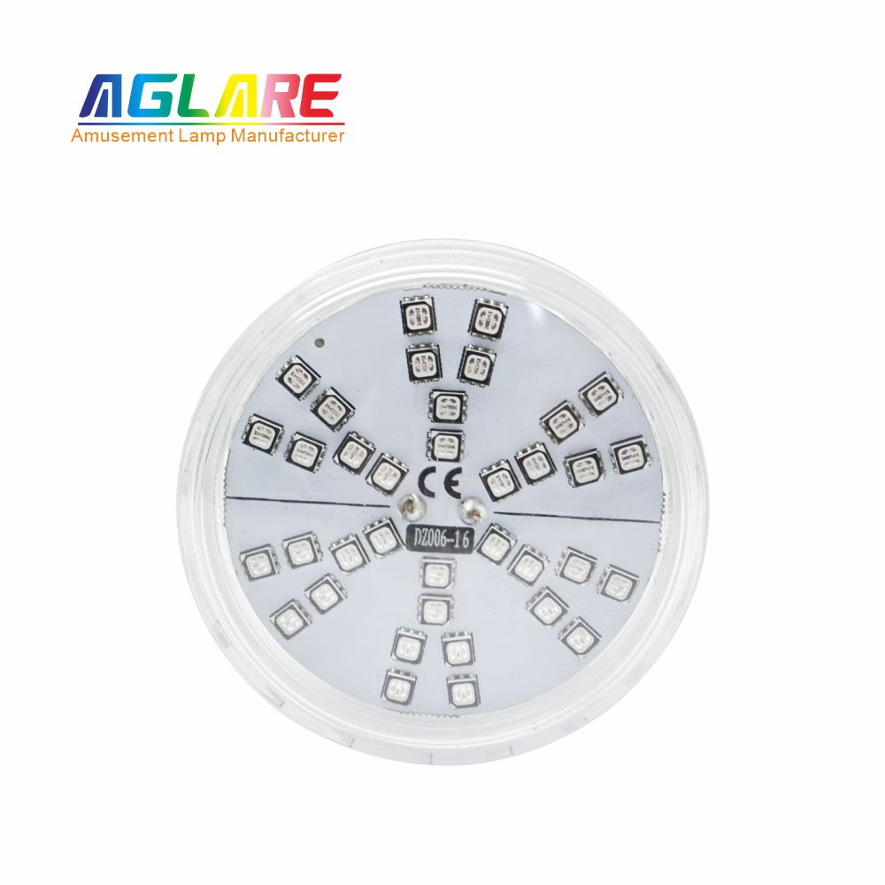 60mm RGB LED游乐场灯1-16自动法式旋转成效- AC24V， 42led
