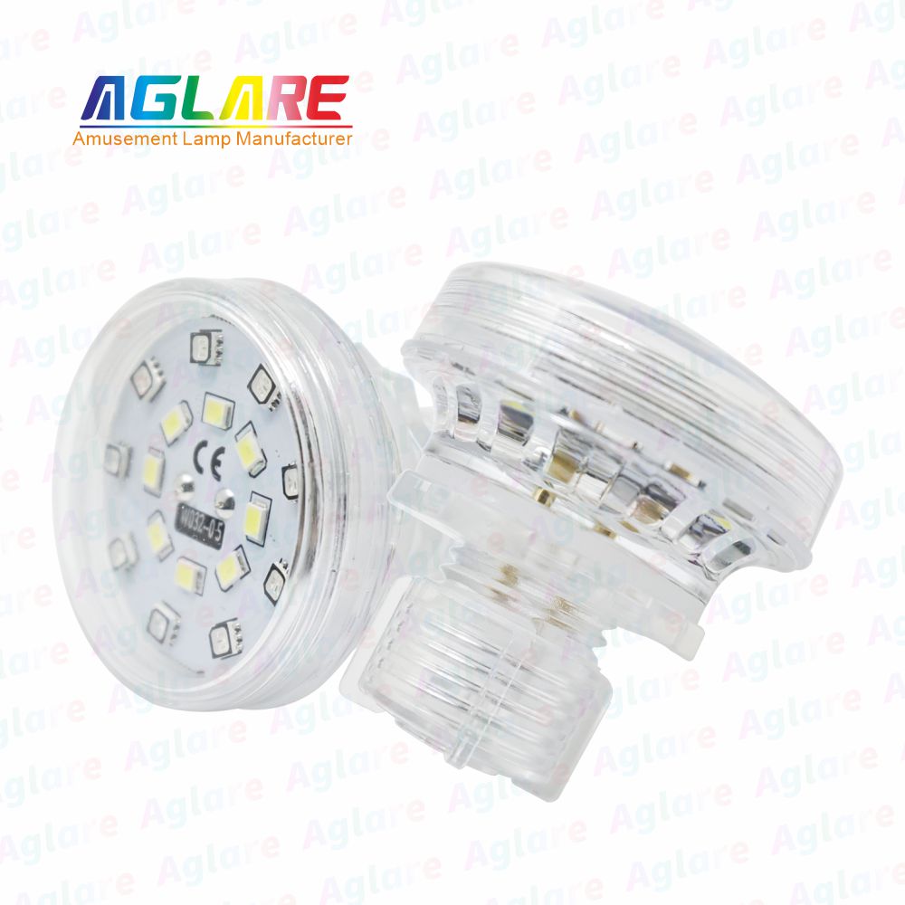 DW002法式1-16，AC24V 38mm RGB+W LED灯用于游乐设施